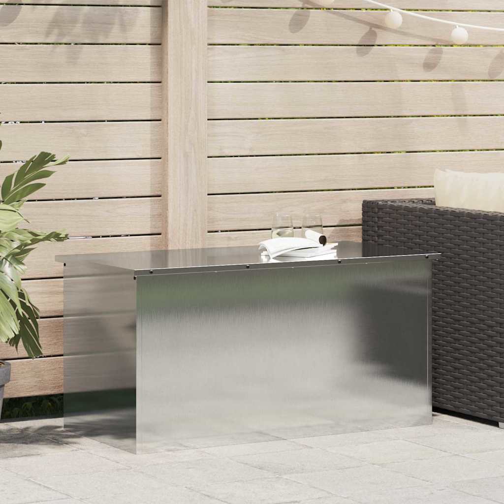 vidaXL Buitenopslagdoos Zwart 100 x 50.5 x 50 cm Koudgewalst staal