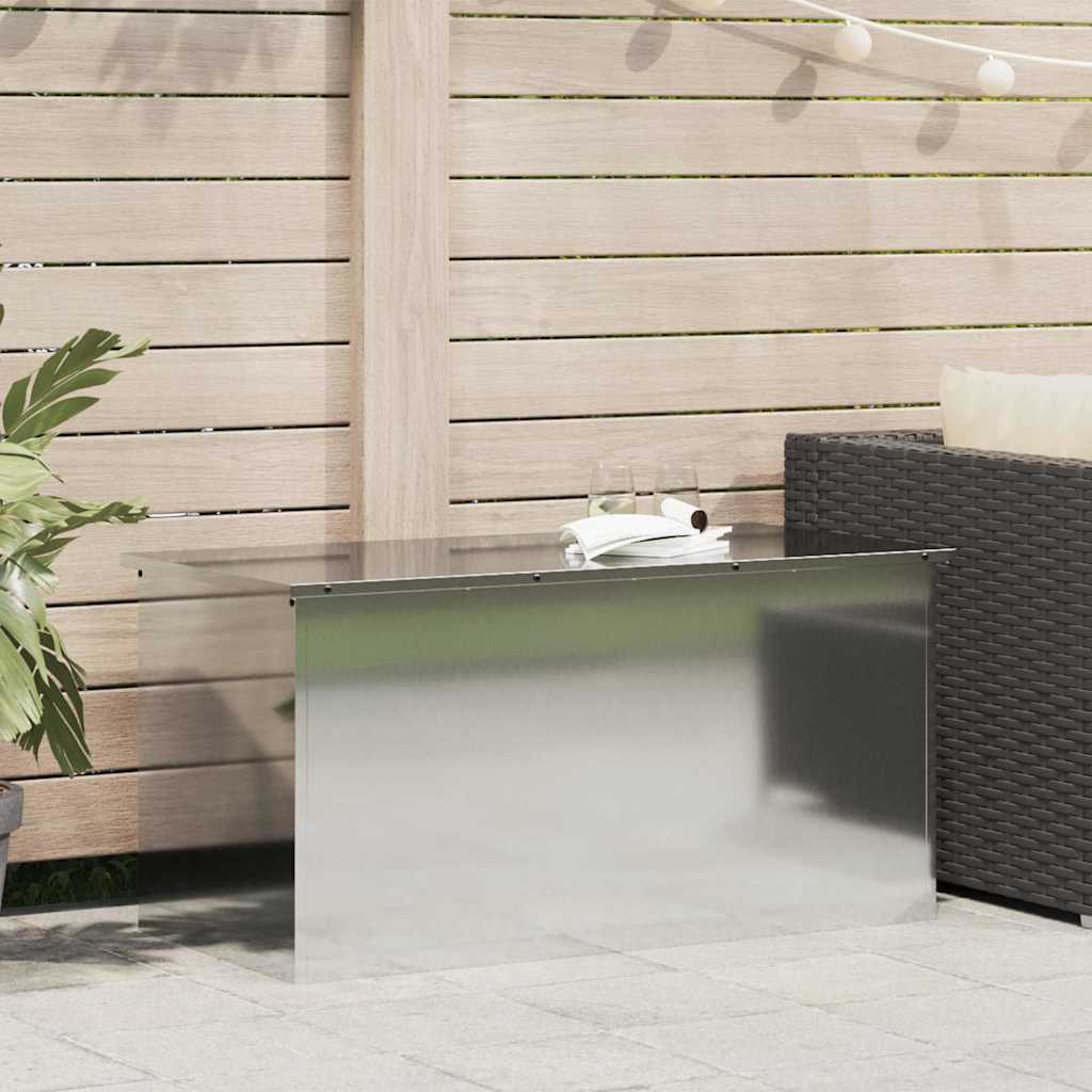 vidaXL Buitenopslagdoos Zwart 100 x 50.5 x 50 cm Koudgewalst staal