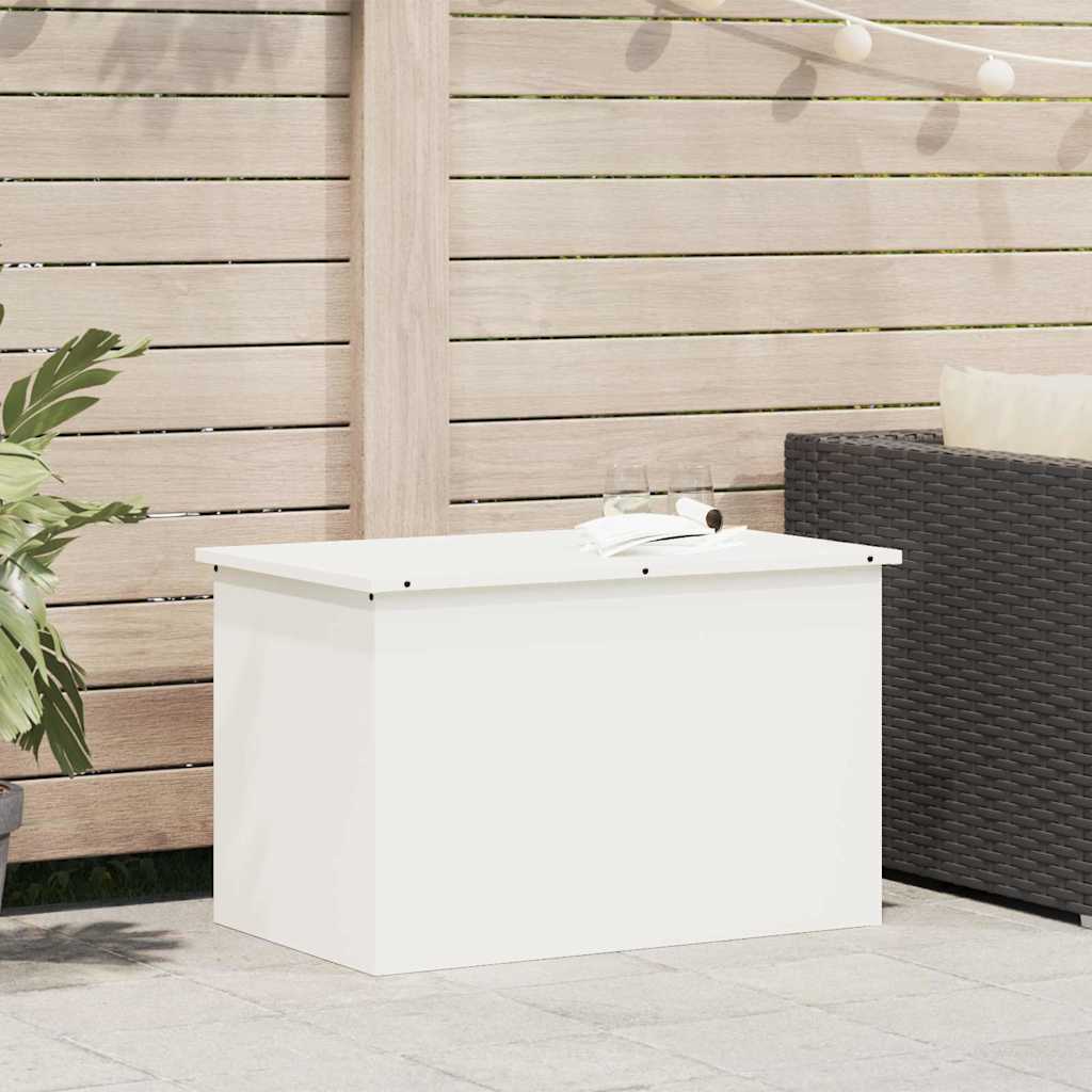 vidaXL Buitenopslagdoos Zwart 100 x 50.5 x 50 cm Koudgewalst staal