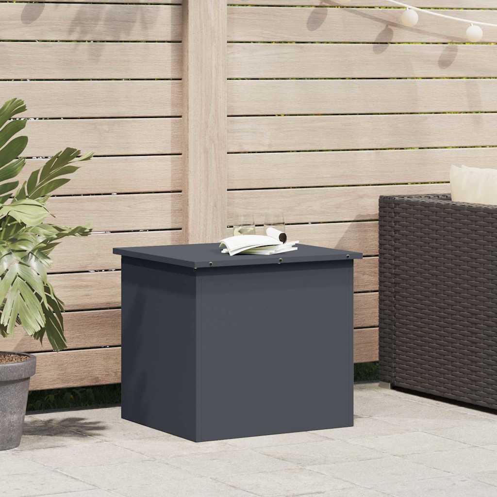 vidaXL Buitenopslagdoos Zwart 100 x 50.5 x 50 cm Koudgewalst staal