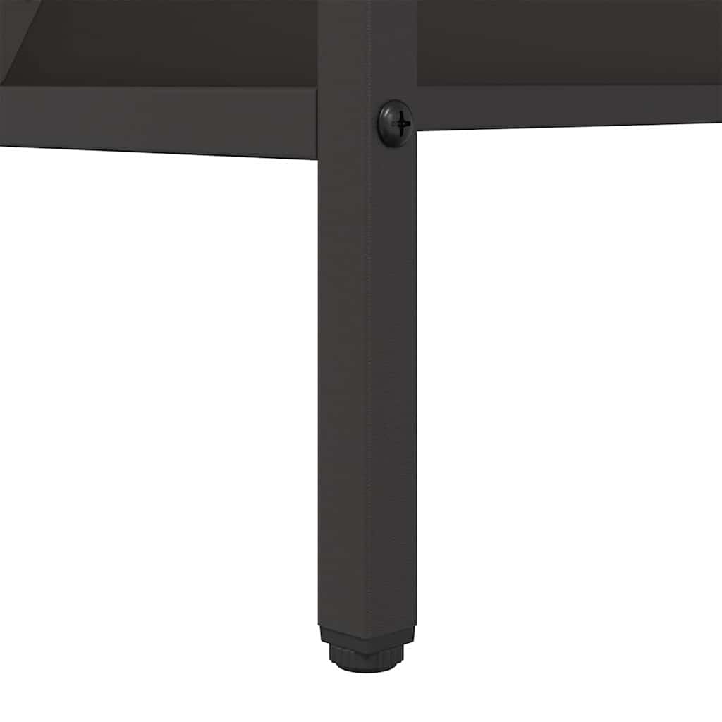 vidaXL Vee voeder Zwart 100 x 60 x 90 cm Koudgewalst Staal
