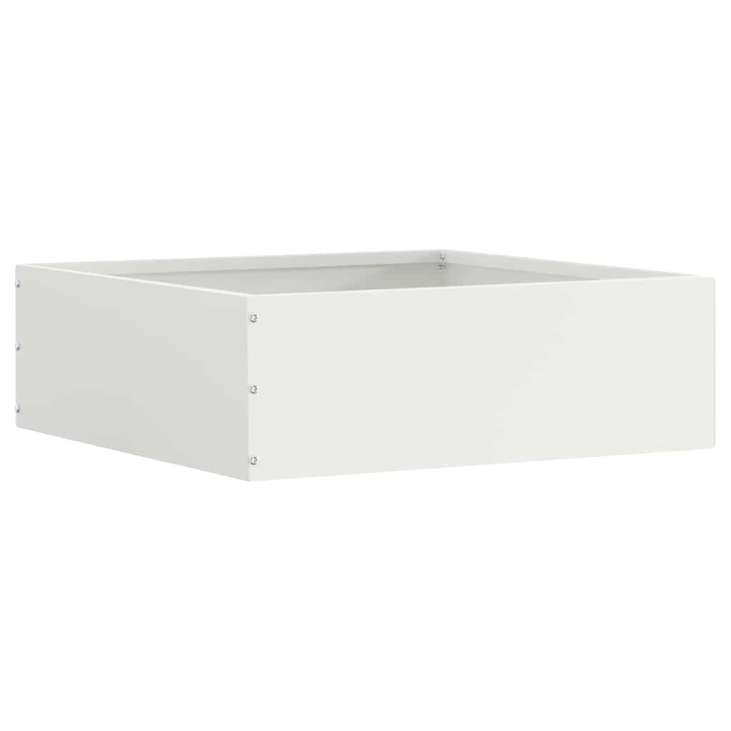 vidaXL Tuinrand Zwart 40 x 40 x 13 cm Staal