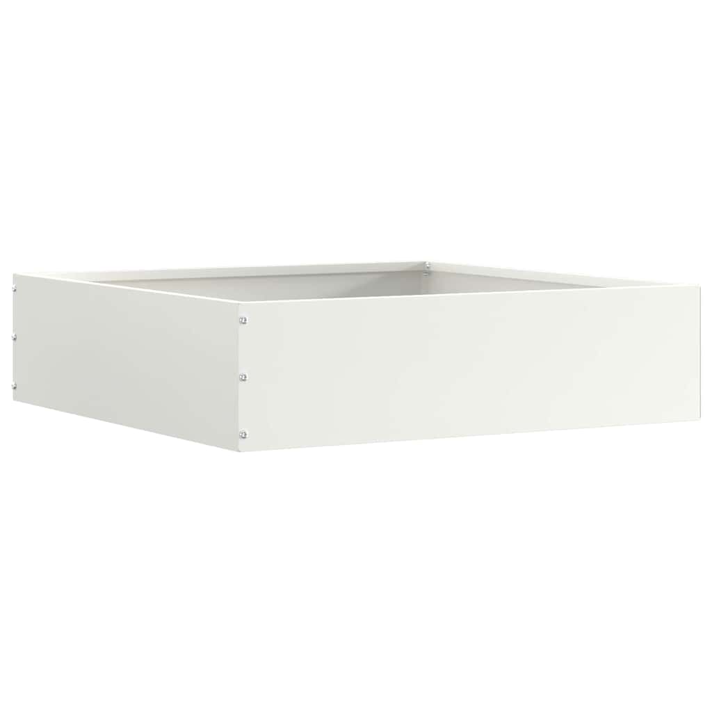 vidaXL Tuinrand Zwart 40 x 40 x 13 cm Staal