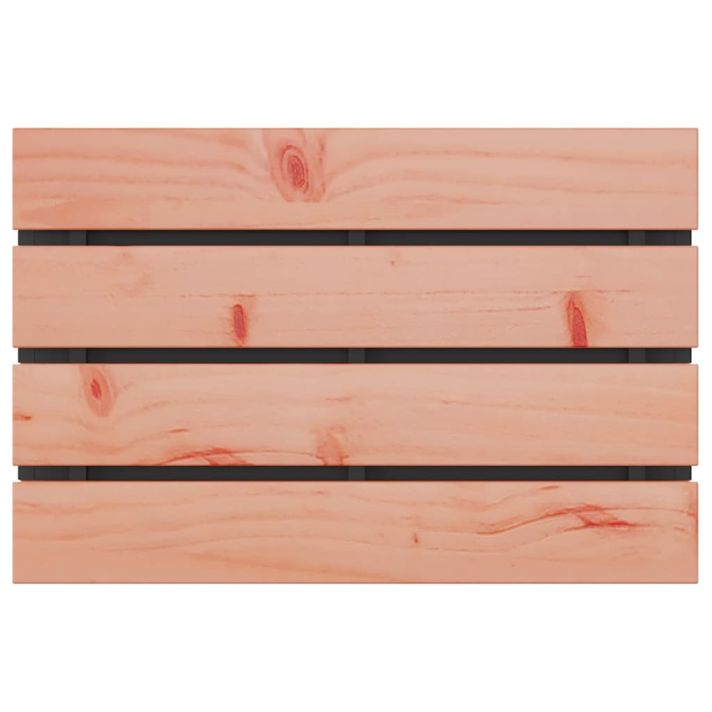 vidaXL Tuinbank Zwart 60 x 40 x 43 cm Massief douglas hout en staal