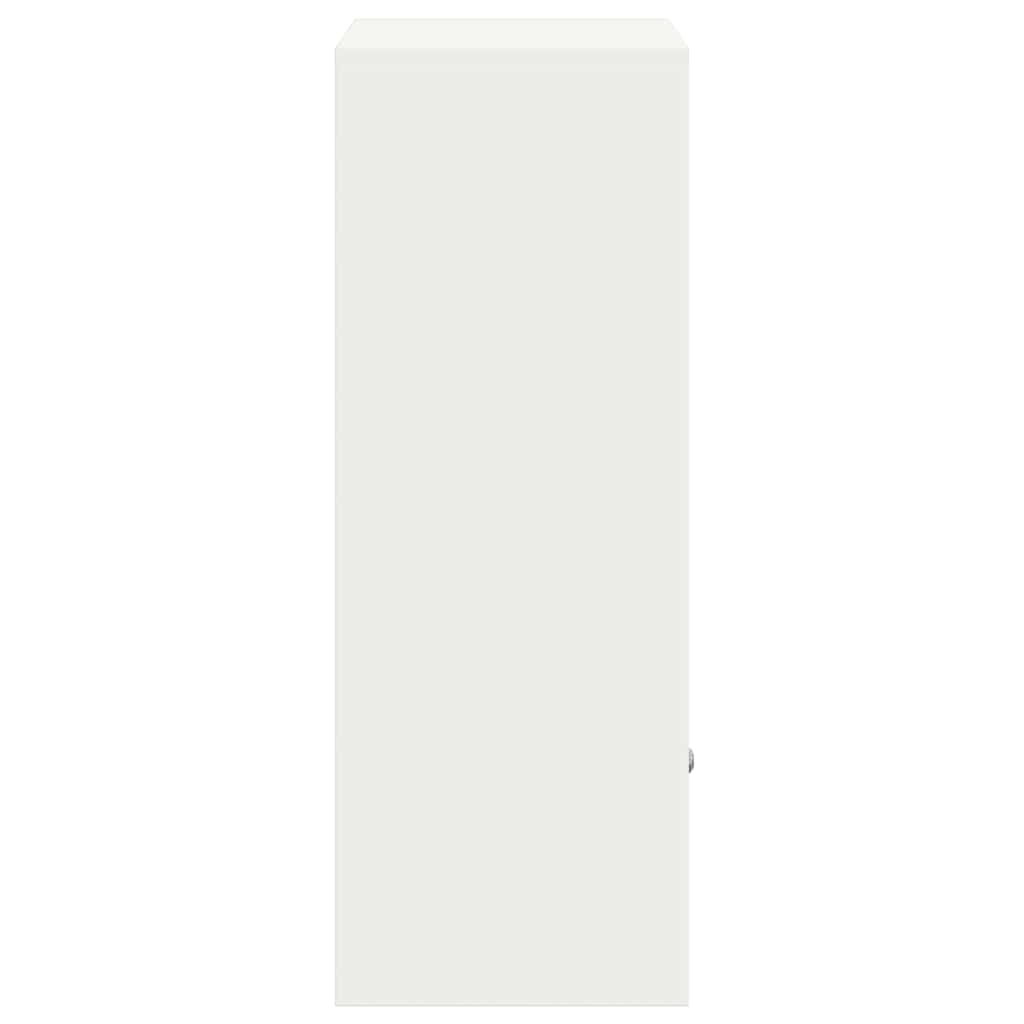 vidaXL Pakket inwerp box Zwart 41 x 38 x 103 cm Staal