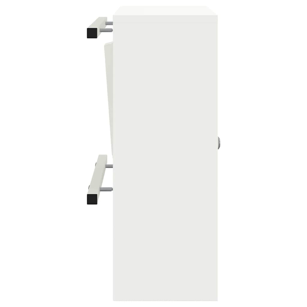 vidaXL Brievenbus Zwart 30 x 23 x 55 cm Staal