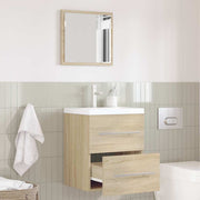 vidaXL Badkamer Kast met lade 41 x 38.5 x 48 cm Bewerkt hout