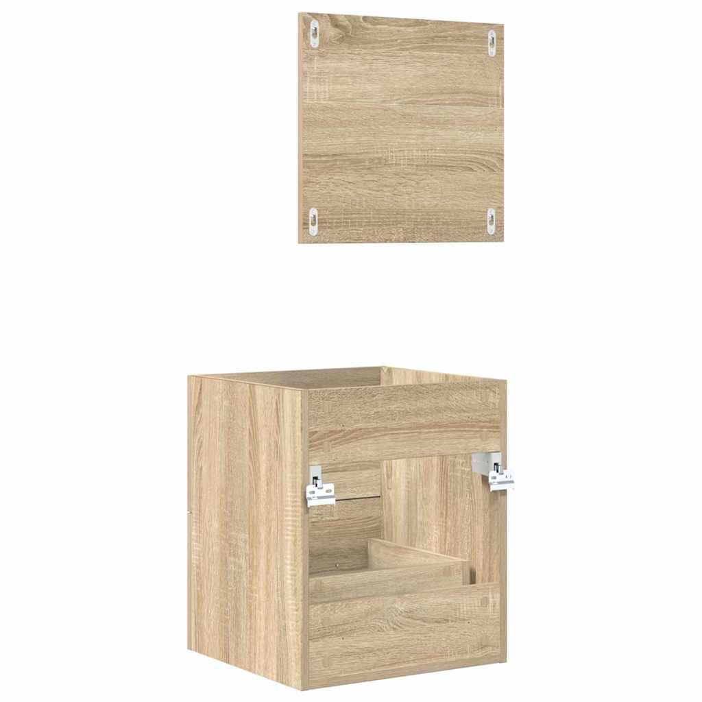 vidaXL Badkamer Kast met lade 41 x 38.5 x 48 cm Bewerkt hout