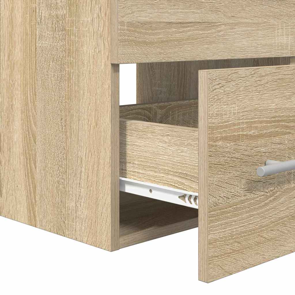 vidaXL Badkamer Kast met lade 41 x 38.5 x 48 cm Bewerkt hout