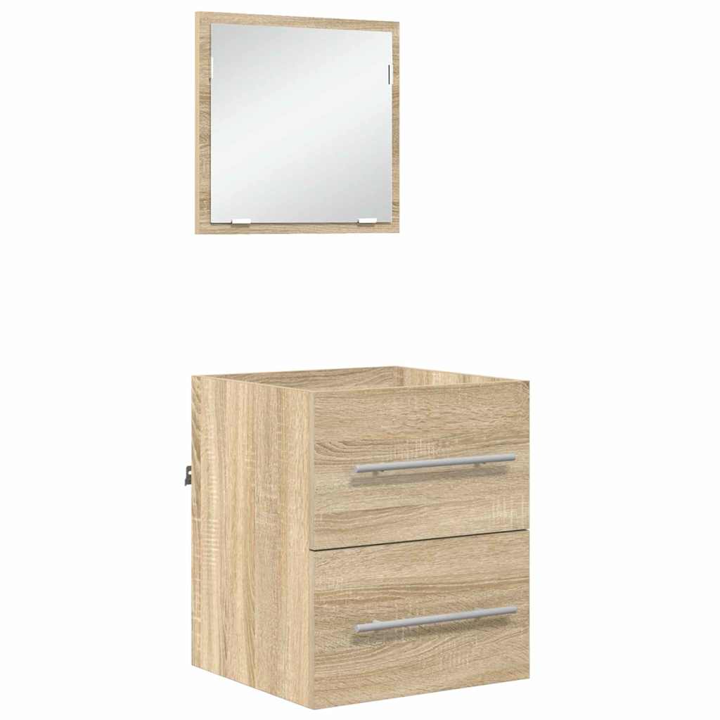 vidaXL Badkamer Kast met lade 41 x 38.5 x 48 cm Bewerkt hout