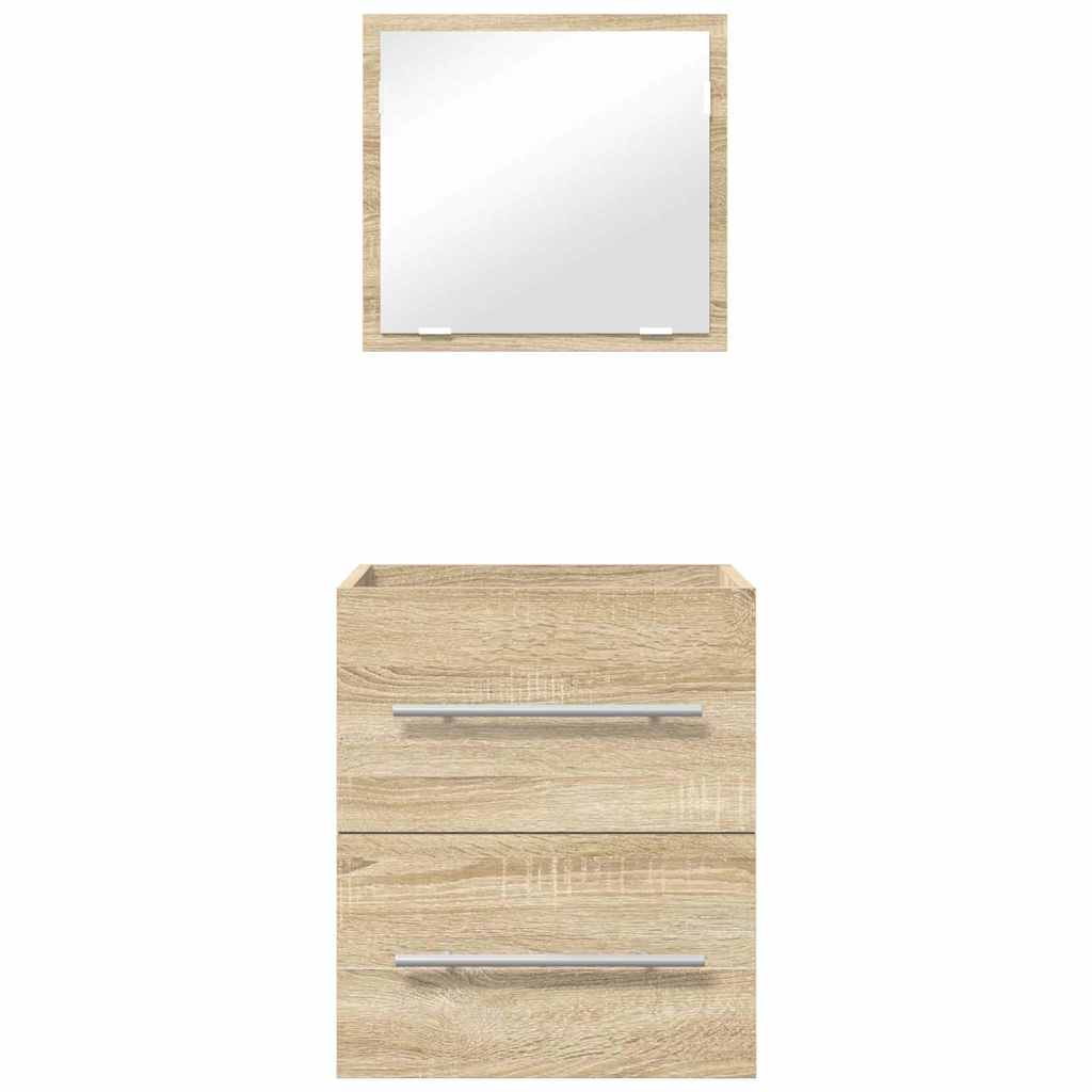 vidaXL Badkamer Kast met lade 41 x 38.5 x 48 cm Bewerkt hout