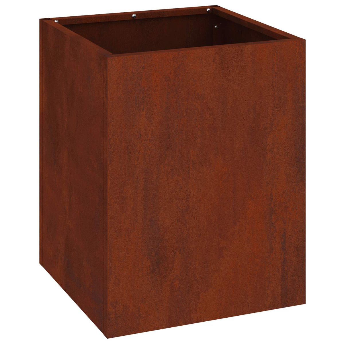 vidaXL Tuin Bloempot Zwart 32 x 32 x 40 cm Koudgewalst staal