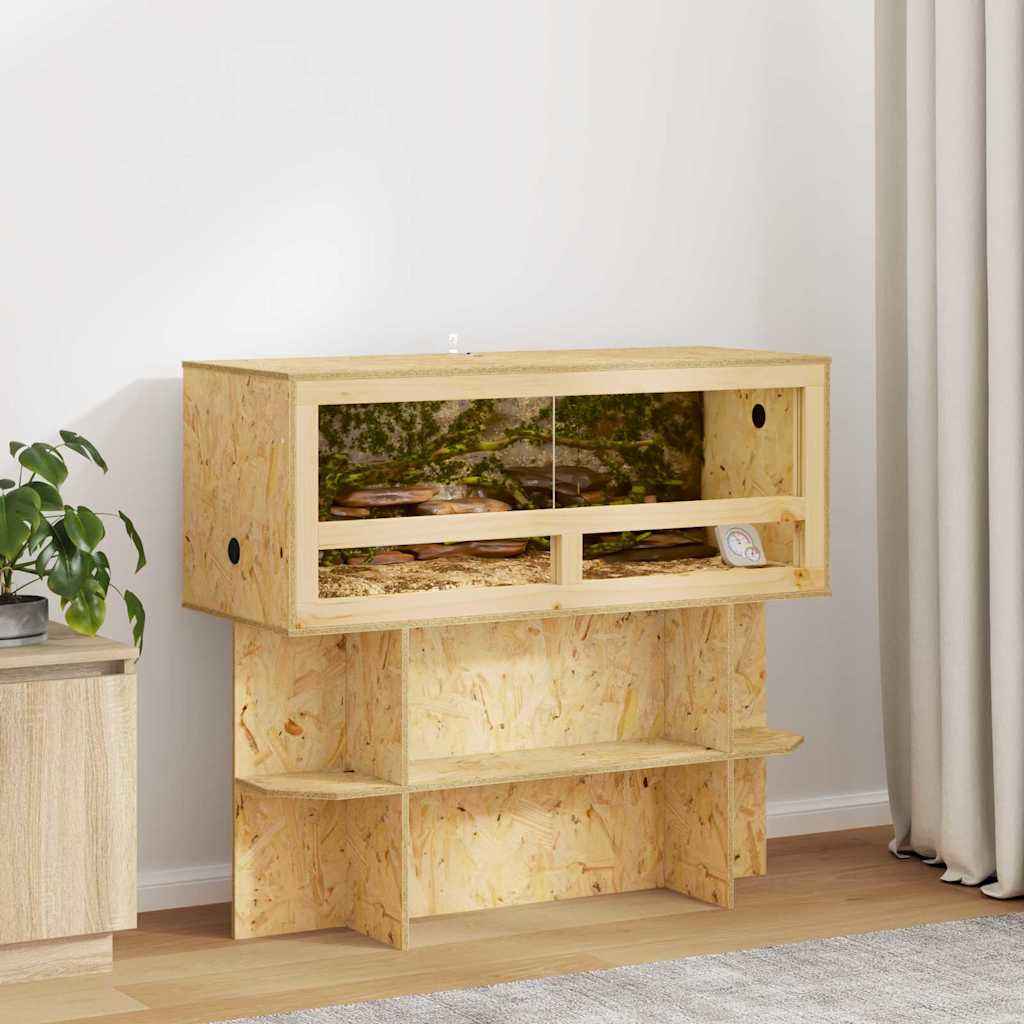 vidaXL Terrarium Bruin 80 x 50 x 50 cm OSB