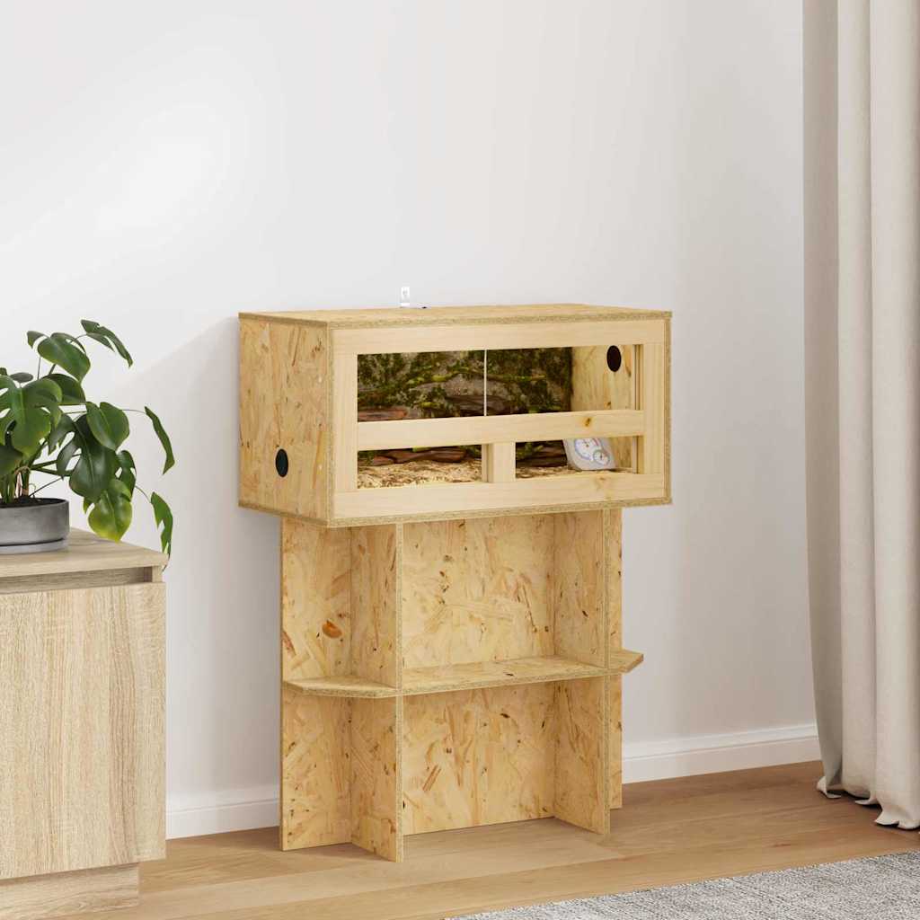 vidaXL Terrarium Bruin 80 x 50 x 50 cm OSB