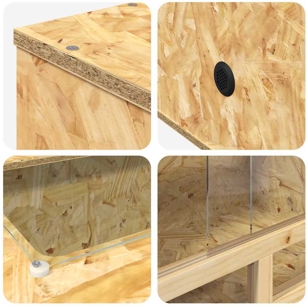 vidaXL Terrarium Bruin 50 x 80 x 50 cm OSB