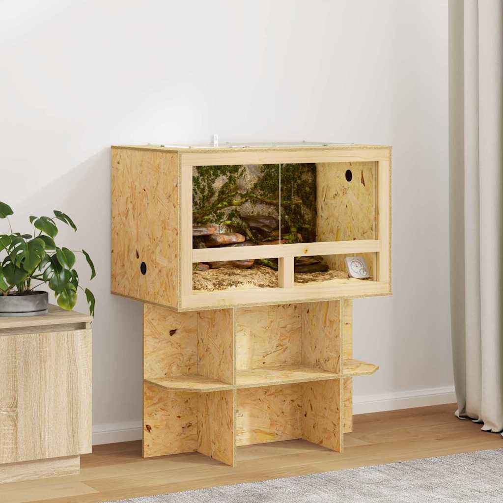 vidaXL Terrarium Bruin 50 x 80 x 50 cm OSB