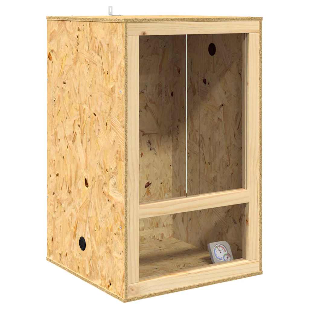 vidaXL Terrarium Naturel 50 x 50 x 100 cm OSB