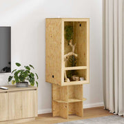 vidaXL Terrarium Naturel 50 x 50 x 100 cm OSB