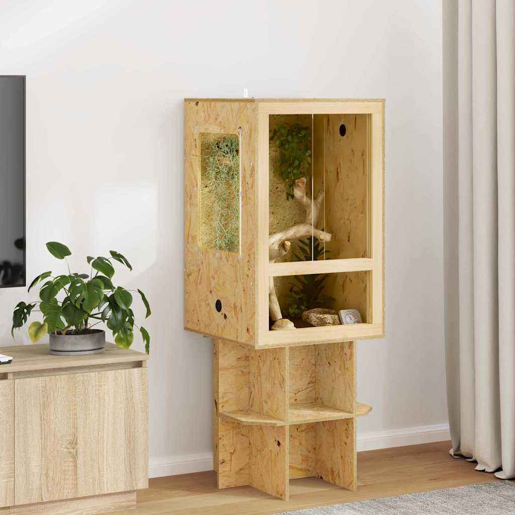 vidaXL Terrarium Bruin 50 x 50 x 80 cm OSB