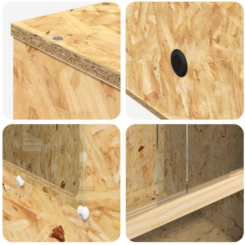 vidaXL Terrarium Bruin 50 x 50 x 80 cm OSB