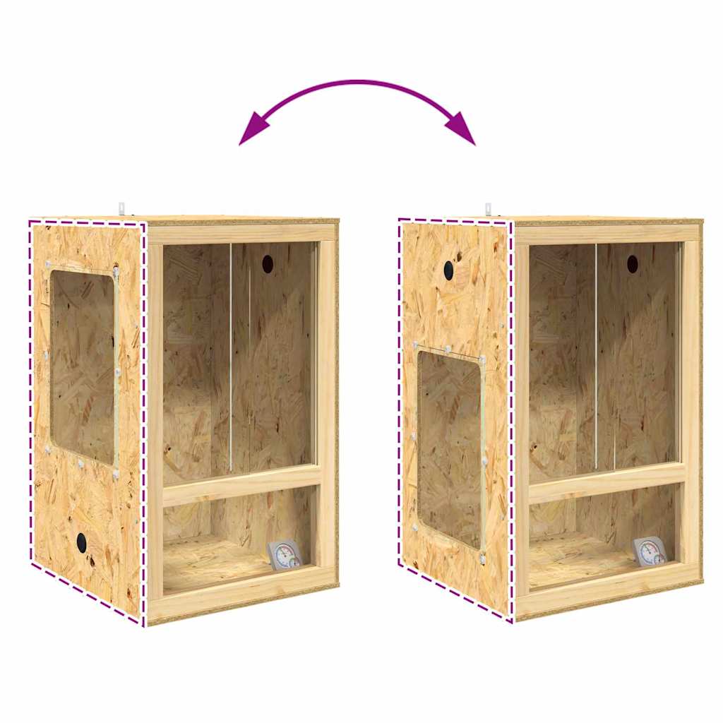 vidaXL Terrarium Bruin 50 x 50 x 80 cm OSB