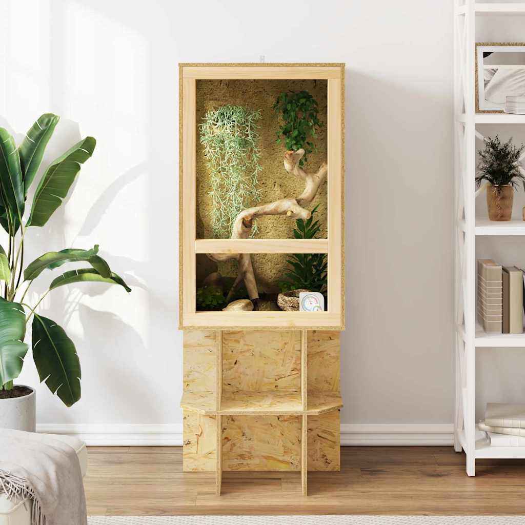 vidaXL Terrarium Bruin 50 x 50 x 80 cm OSB