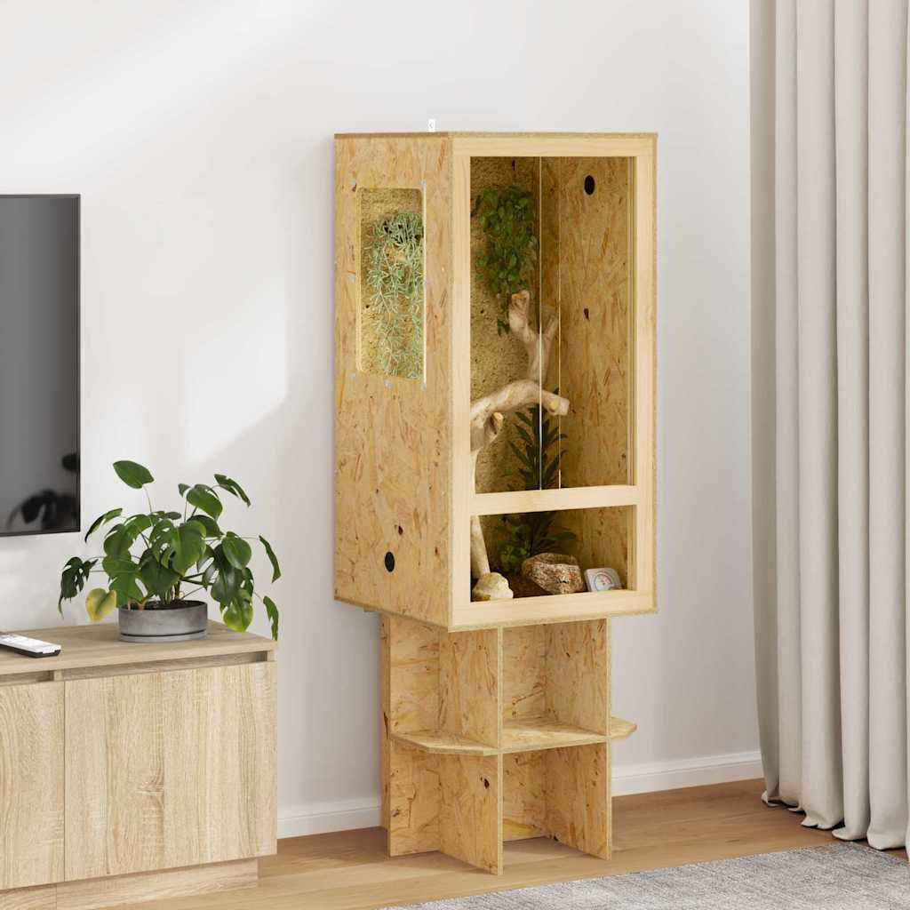 vidaXL Terrarium Bruin 50 x 50 x 80 cm OSB