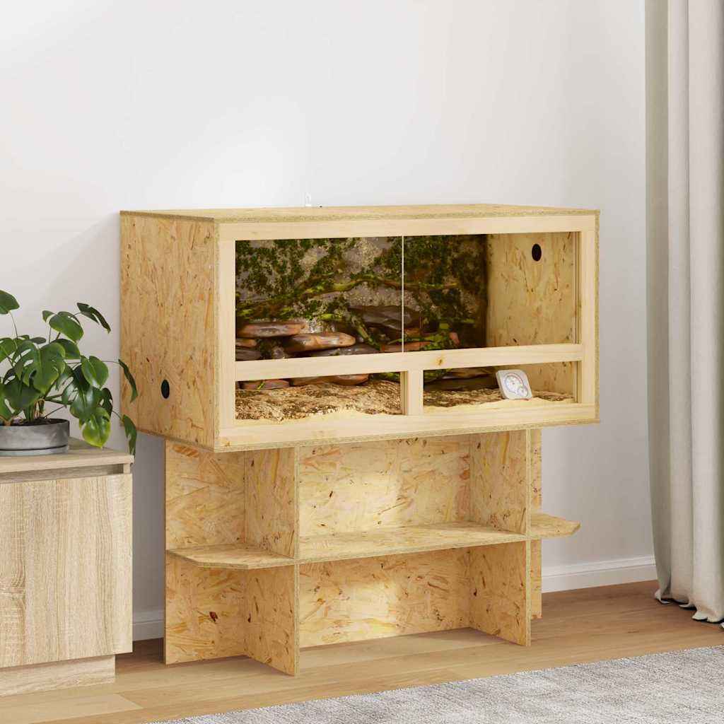 vidaXL Terrariumbasis Bruin 100 x 50 x 50 cm OSB