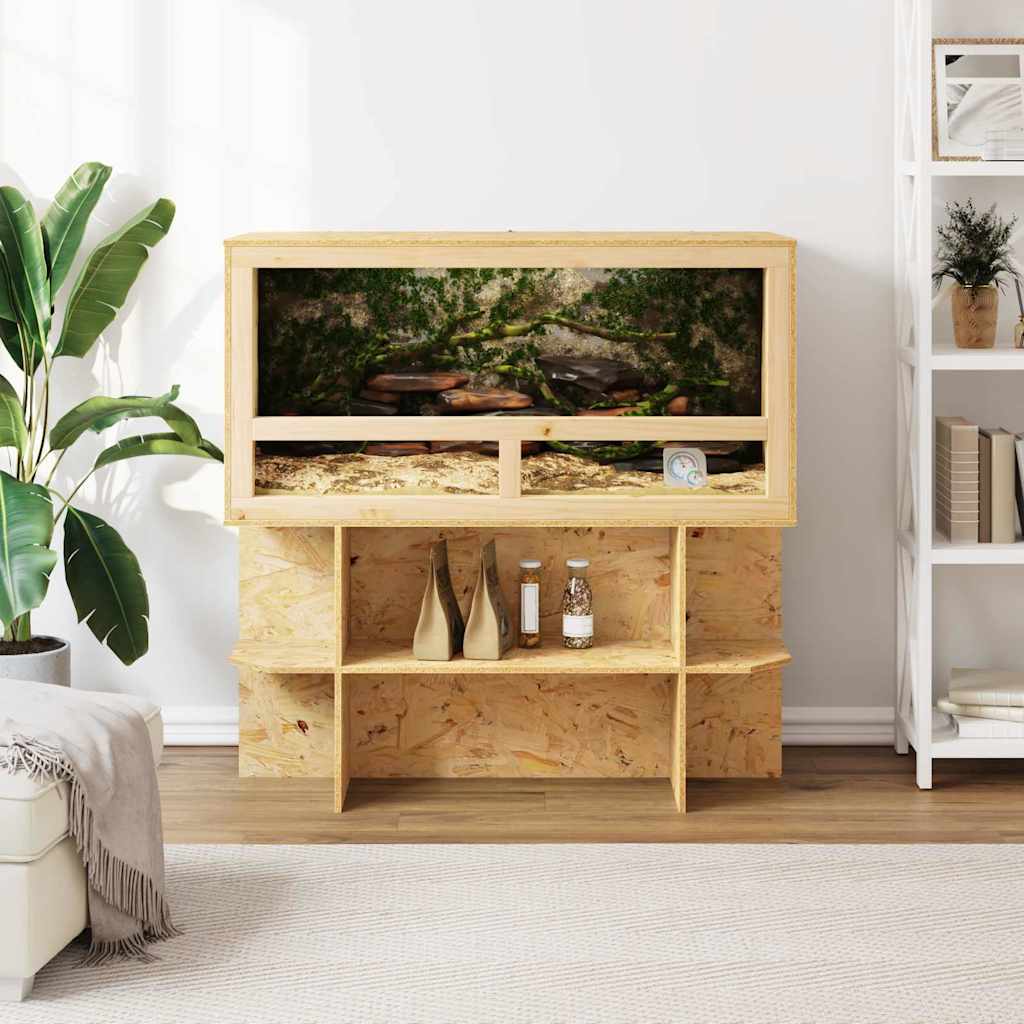 vidaXL Terrariumbasis Bruin 100 x 50 x 50 cm OSB