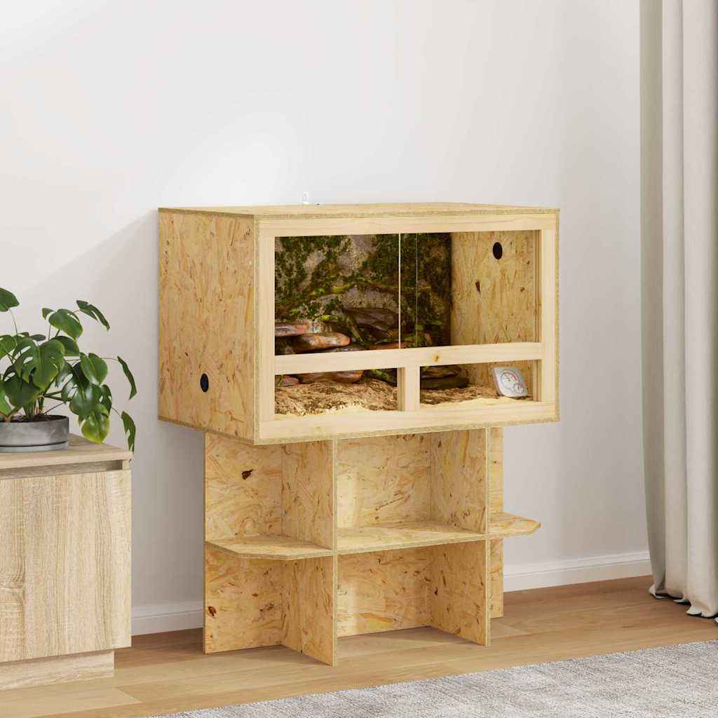 vidaXL Terrariumbasis Bruin 100 x 50 x 50 cm OSB