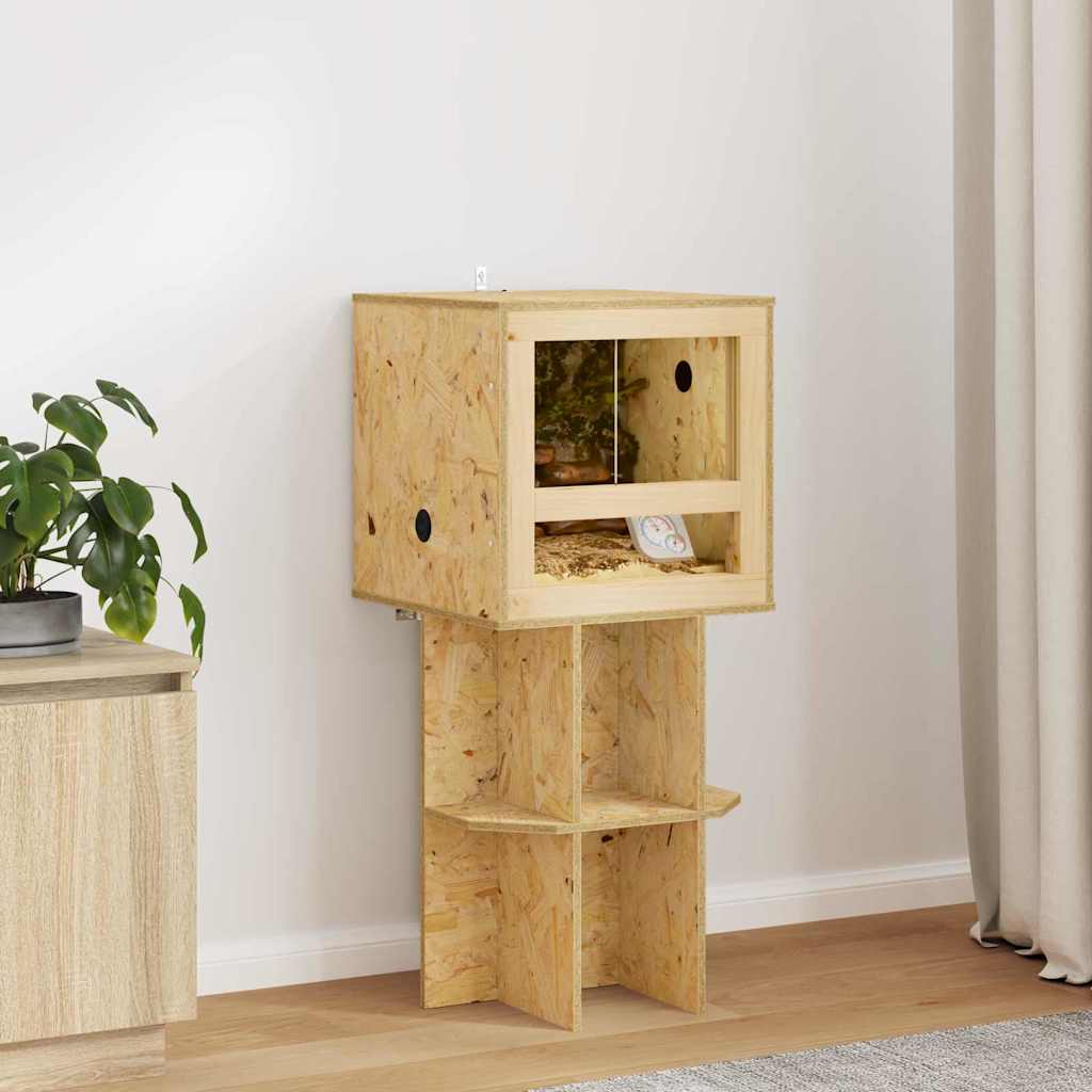 vidaXL Terrariumbasis Bruin 100 x 50 x 50 cm OSB