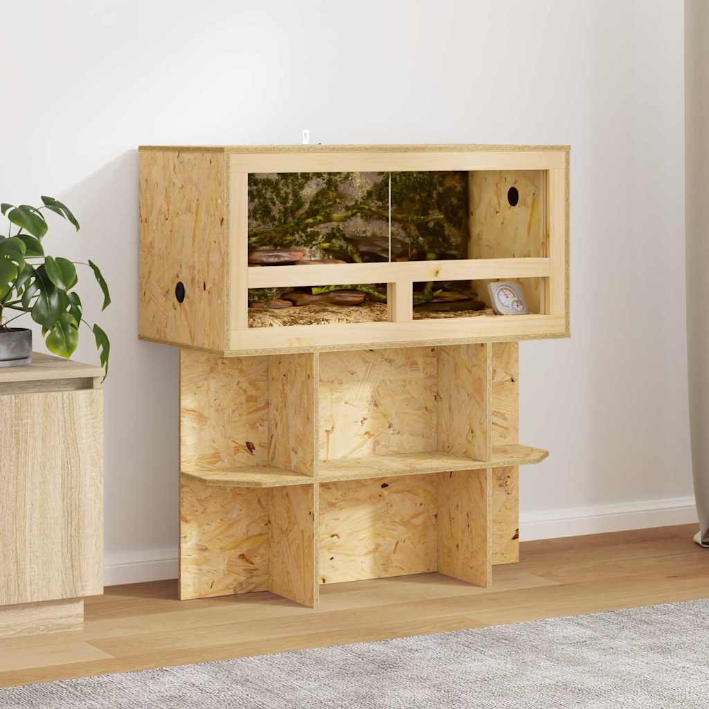 vidaXL Terrariumbasis Bruin 100 x 50 x 50 cm OSB