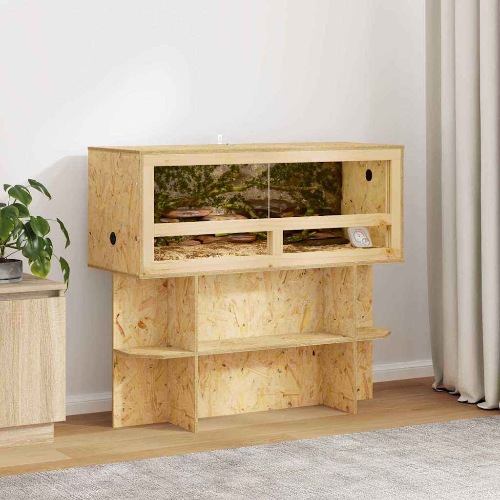 vidaXL Terrariumbasis Bruin 100 x 50 x 50 cm OSB