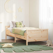 vidaXL Uitbreidbaar Bedframe voor Kinderen Bruin 80 x 130 / 165 / 200 cm