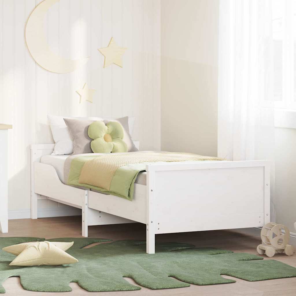 vidaXL Uitbreidbaar Bedframe voor Kinderen Bruin 80 x 130 / 165 / 200 cm