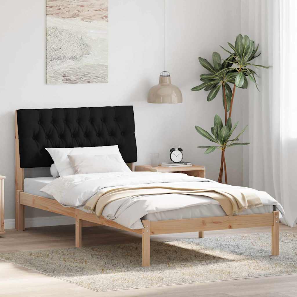 vidaXL Bedframe met Gevoerd Hoofdgedeelte Bruin 200 x 200 cm
