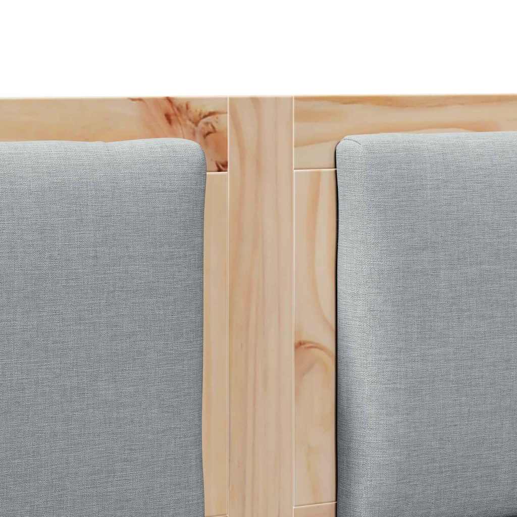 vidaXL Hoofdbord Anders Bruin 200 cm Massief grenenhout