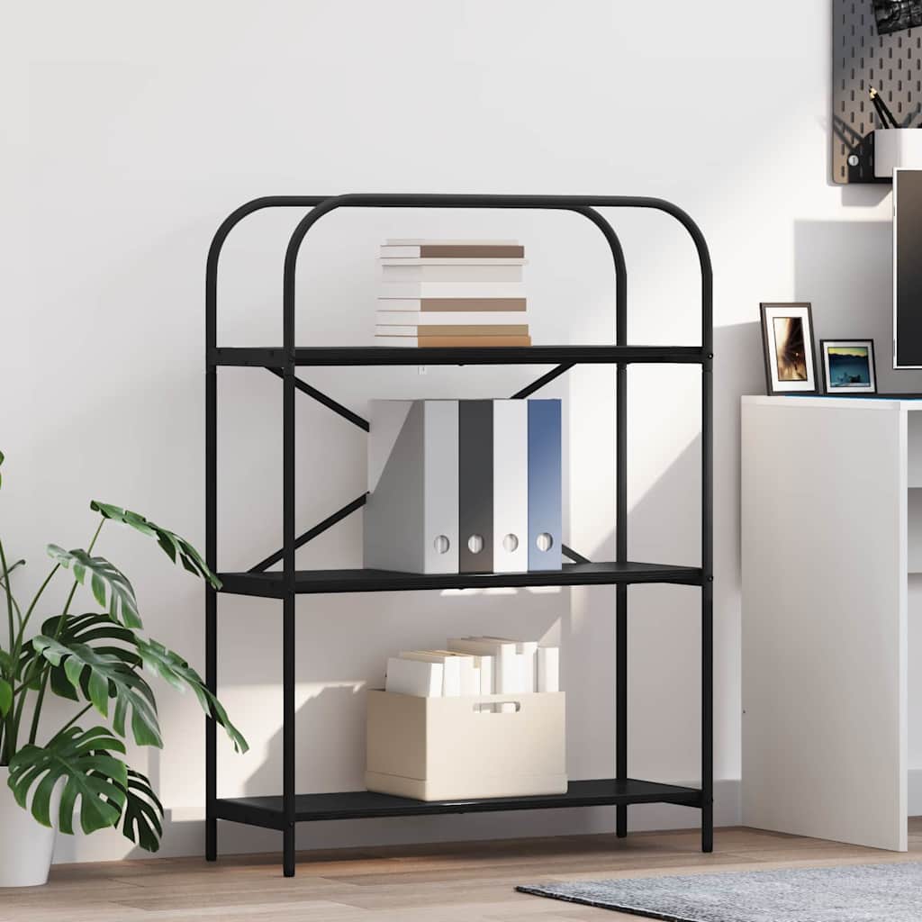 vidaXL Boekenkast Gerookt eiken 80 x 30 x 183 cm Bewerkt hout