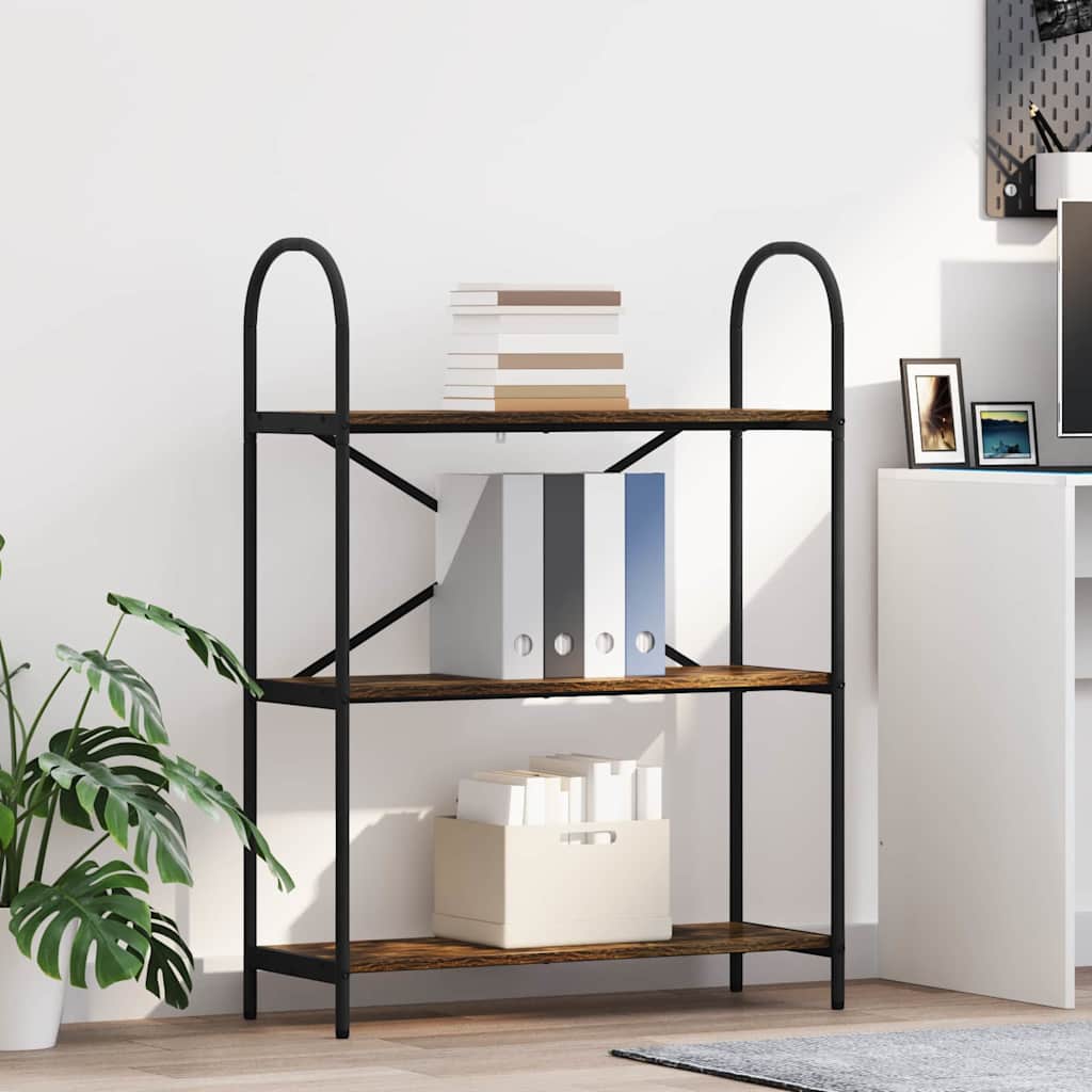 vidaXL Boekenkast Sonoma eiken 40 x 30 x 146 cm Bewerkt hout