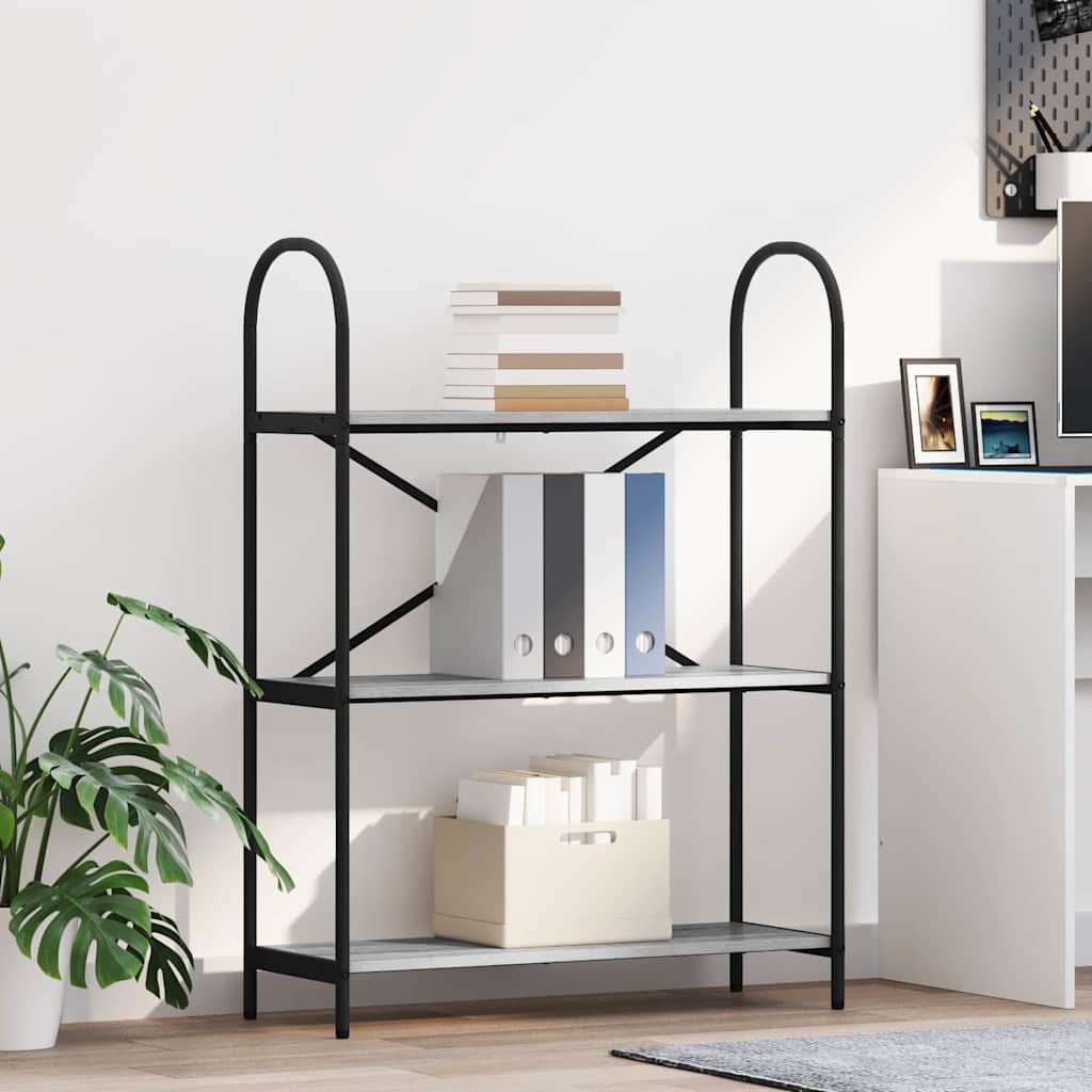 vidaXL Boekenkast Sonoma eiken 40 x 30 x 146 cm Bewerkt hout