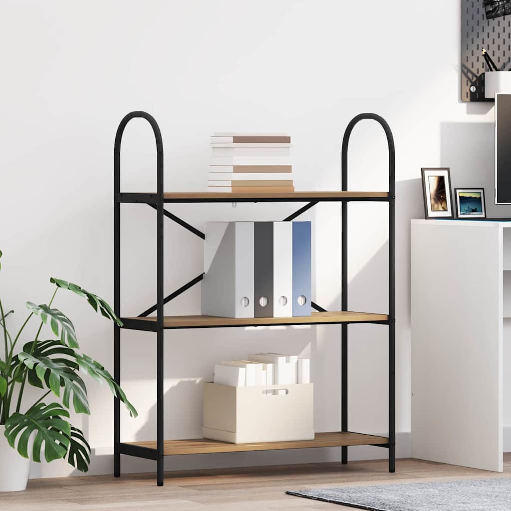 vidaXL Boekenkast Sonoma eiken 40 x 30 x 146 cm Bewerkt hout