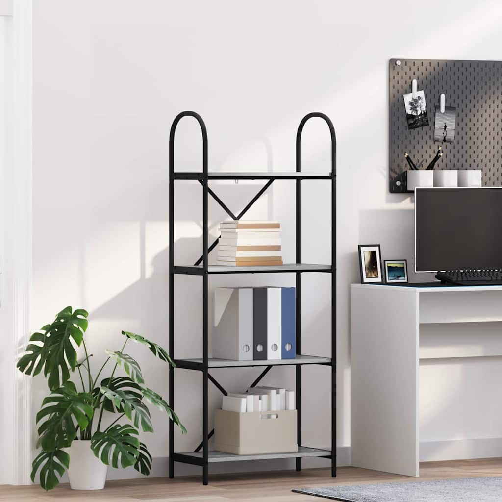 vidaXL Boekenkast Sonoma eiken 40 x 30 x 146 cm Bewerkt hout