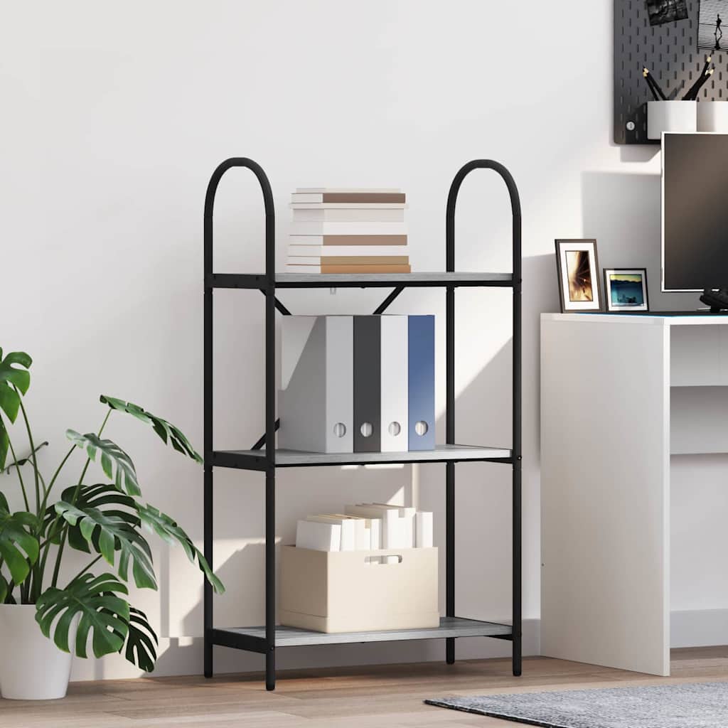 vidaXL Boekenkast Sonoma eiken 40 x 30 x 146 cm Bewerkt hout