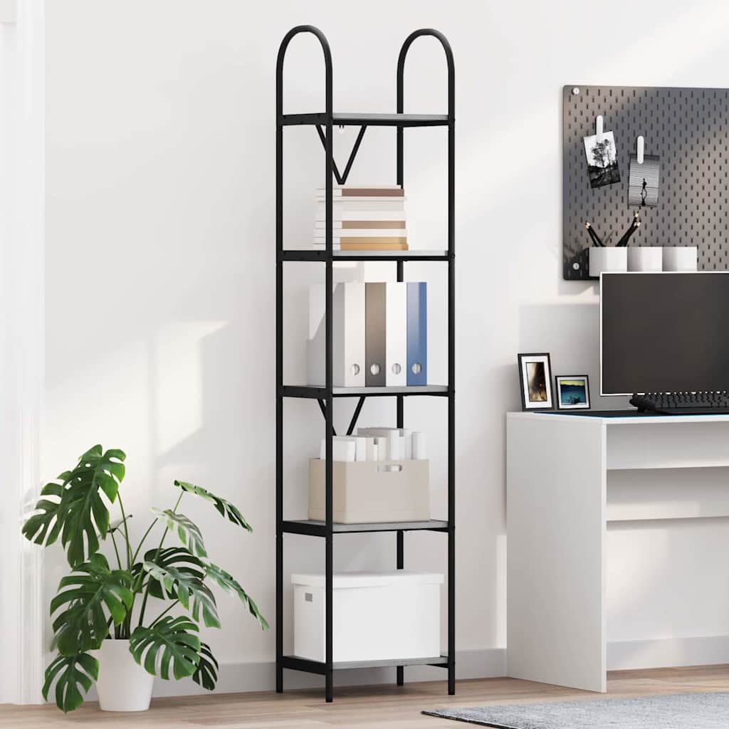vidaXL Boekenkast Sonoma eiken 40 x 30 x 146 cm Bewerkt hout