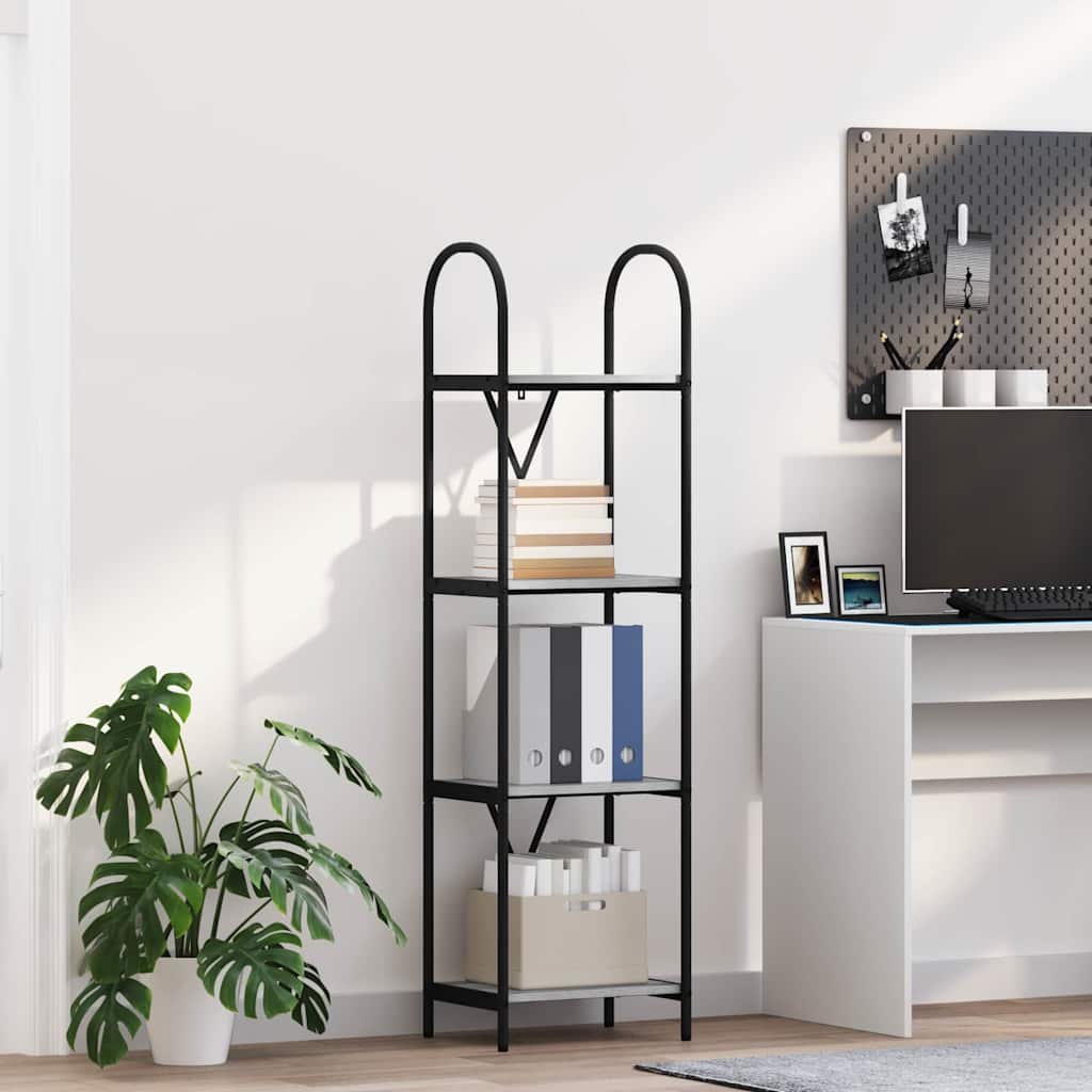 vidaXL Boekenkast Sonoma eiken 40 x 30 x 146 cm Bewerkt hout