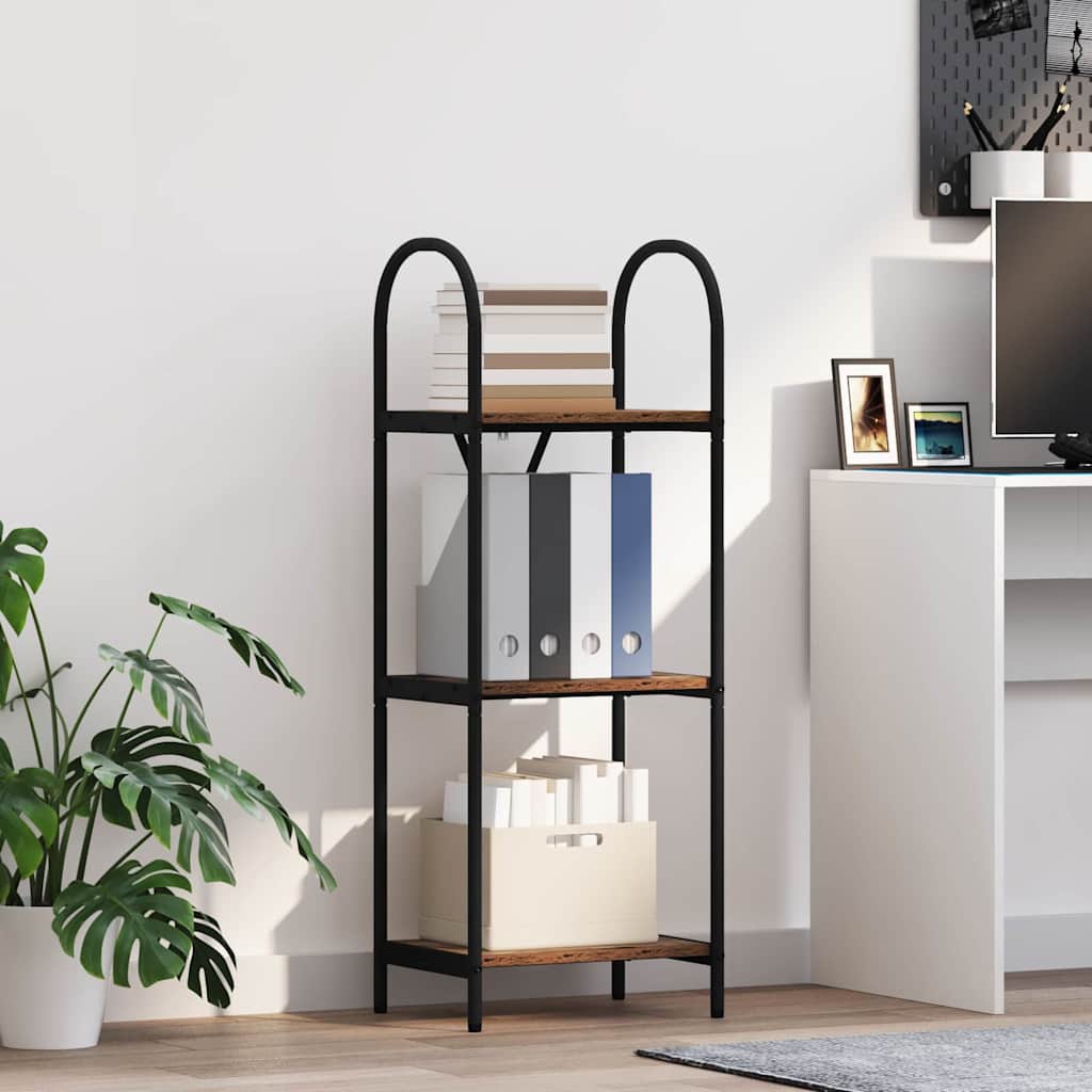vidaXL Boekenkast Sonoma eiken 40 x 30 x 146 cm Bewerkt hout