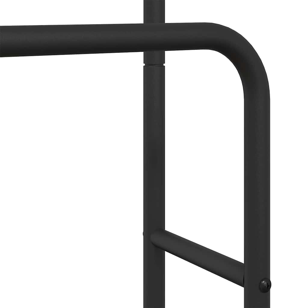 vidaXL Kledingrek Gerookt eiken 90 x 30 x 100,5 cm Bewerkt hout