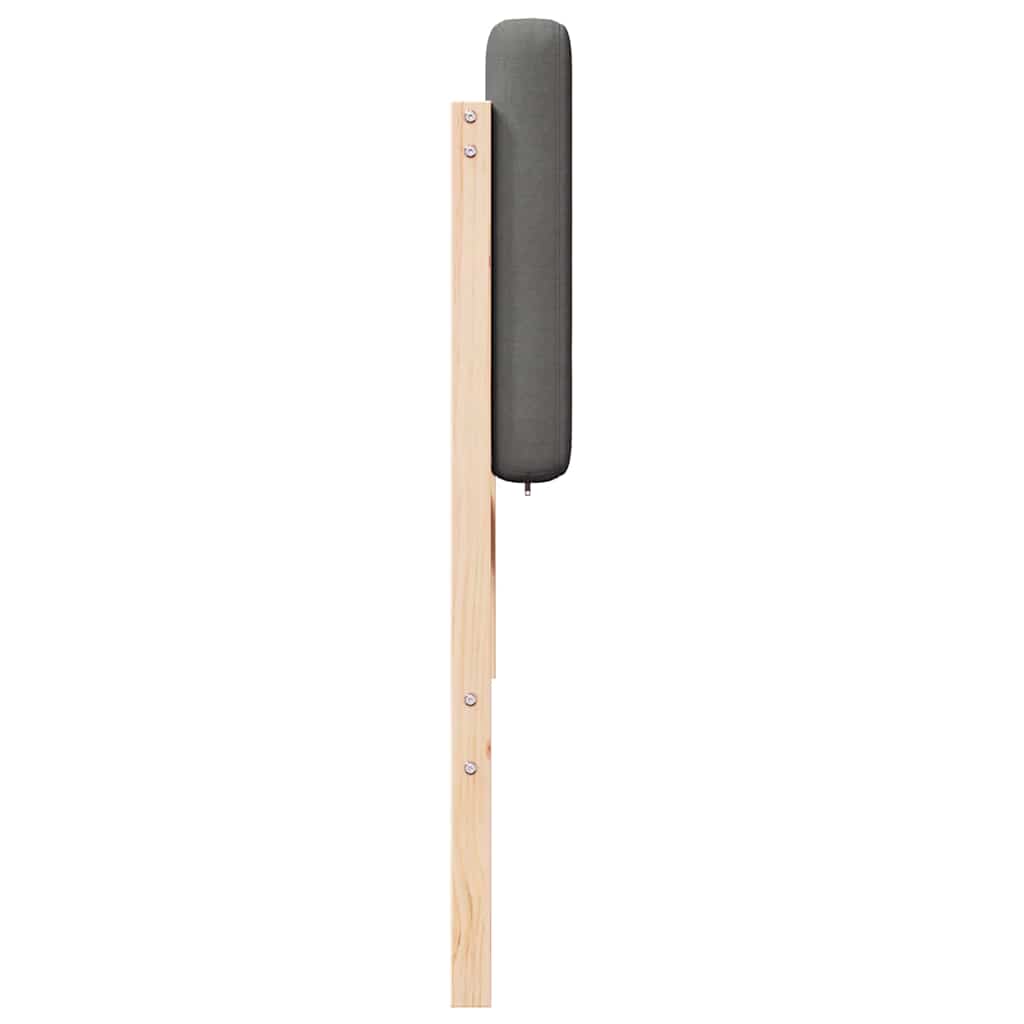 vidaXL Gestoffeerd hoofdbord Bruin en Licht Grijs 200 cm