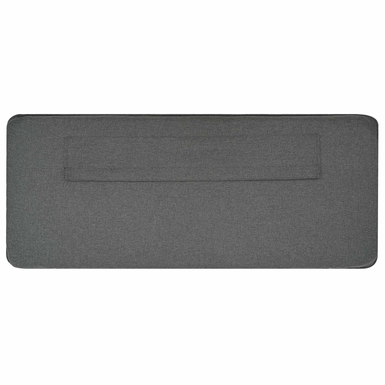 vidaXL Gestoffeerd hoofdbord Bruin en Licht Grijs 200 cm