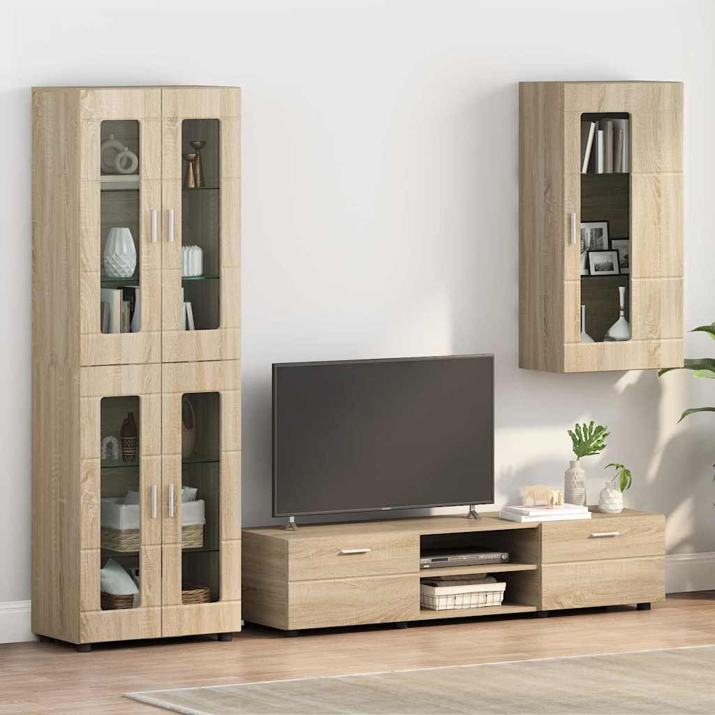 vidaXL TV-kast met lade met plank Wit 100.5 x 39 x 30 cm Bewerkt hout